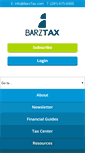 Mobile Screenshot of barztax.com